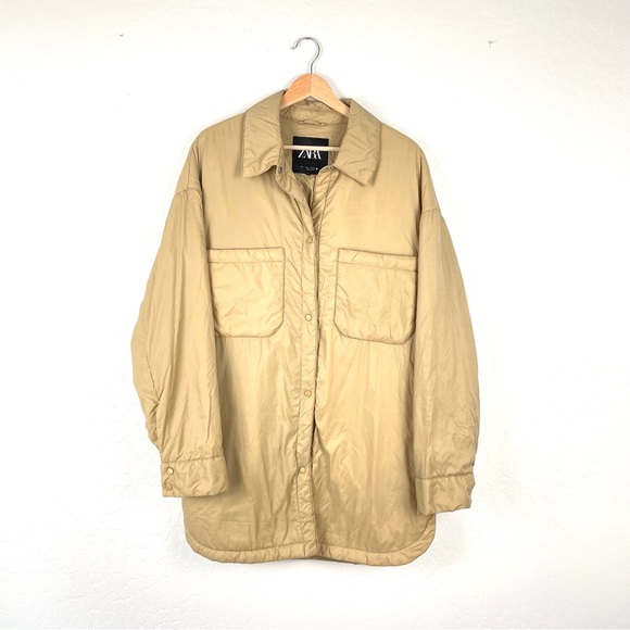 ZARA Light Weight Puffer oversized Shacket - Picture 4 of 12